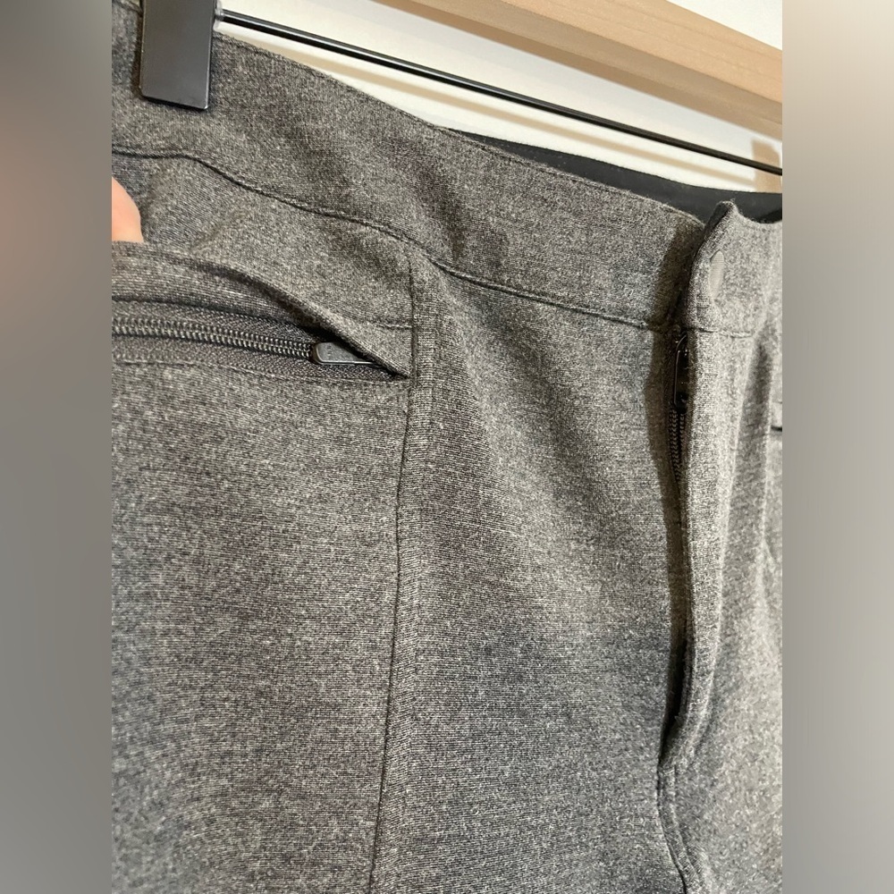 Title Nine Kate Pants Slim Women's Size 12 Gray Pointe Knit Drawstring Versatile - Picture 4 of 14